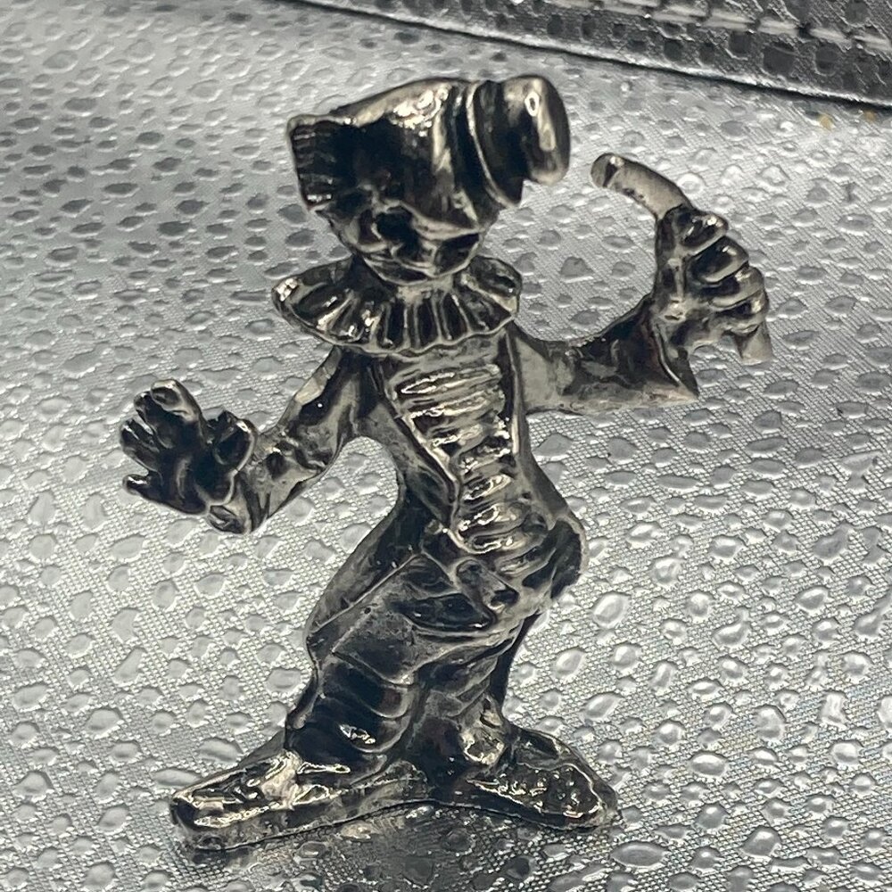 Vintage Steel Clown with Stick